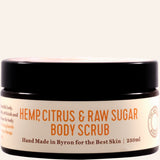 Hemp, Citrus & Raw Sugar Body Scrub Front View